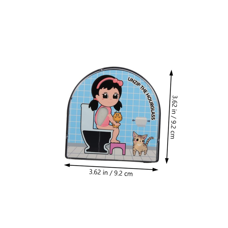 Ipetboom Sand Timer for Cartoon Design Toilet Sand Clock Bathroom