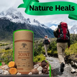 Indian Curcumin: Joint Recovery | Turmeric, Tamarind Seeds, Boswellia and Black Pepper Extracts | Biodegradable BPA-Free Bottle | 30 Capsules | MAHA | Dietary Supplement