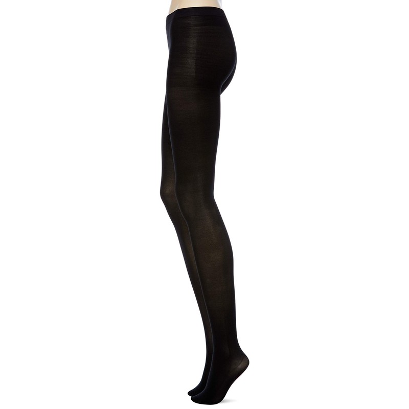 Gunze SABRINA Women's Tights, Beautiful Sheer, Deep Black, Anti-pilling, 50