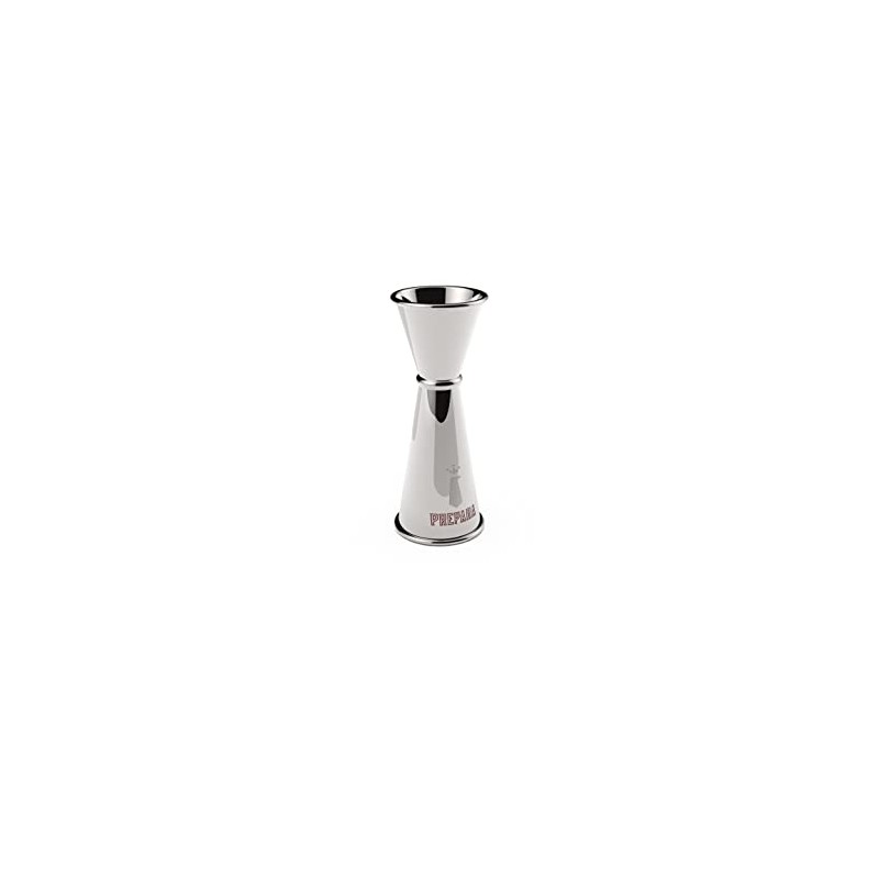 Prepara Barware Stainless Steel Double-end 5-Measurements Cocktail Shot Jigger, 1/2