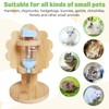 Hamiledyi Small Animal Water Bottle with Adjustable Stand & Hanging