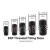 Hosetail 3/4" BSP Male to 20mm Backnut & Washer