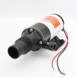 SEAFLO 01 Series Left-Handed Installation -Macerator Pump - 12V, 12 GPM (45 LPM) Open Flow, Self-Priming, Anti-Clog, for RV, Boats, Yachts, Camper, & Marine – CE & Rohs Certified - 4-Year Warranty