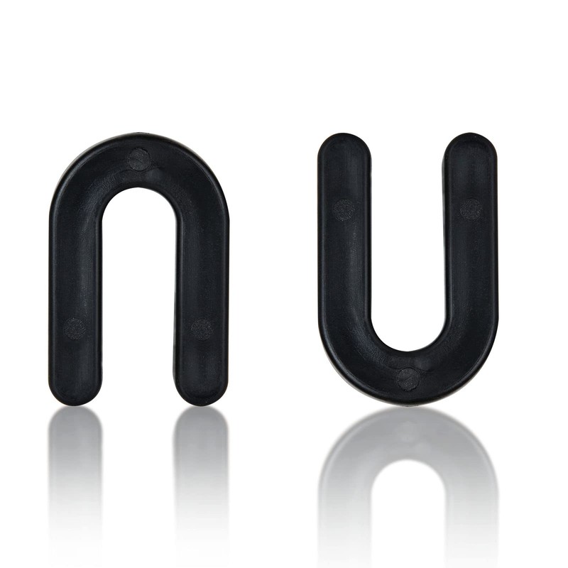 ZIQI 200Pcs 1/4 inch Horseshoe Shim Tile Spacers, Plastic Shims
