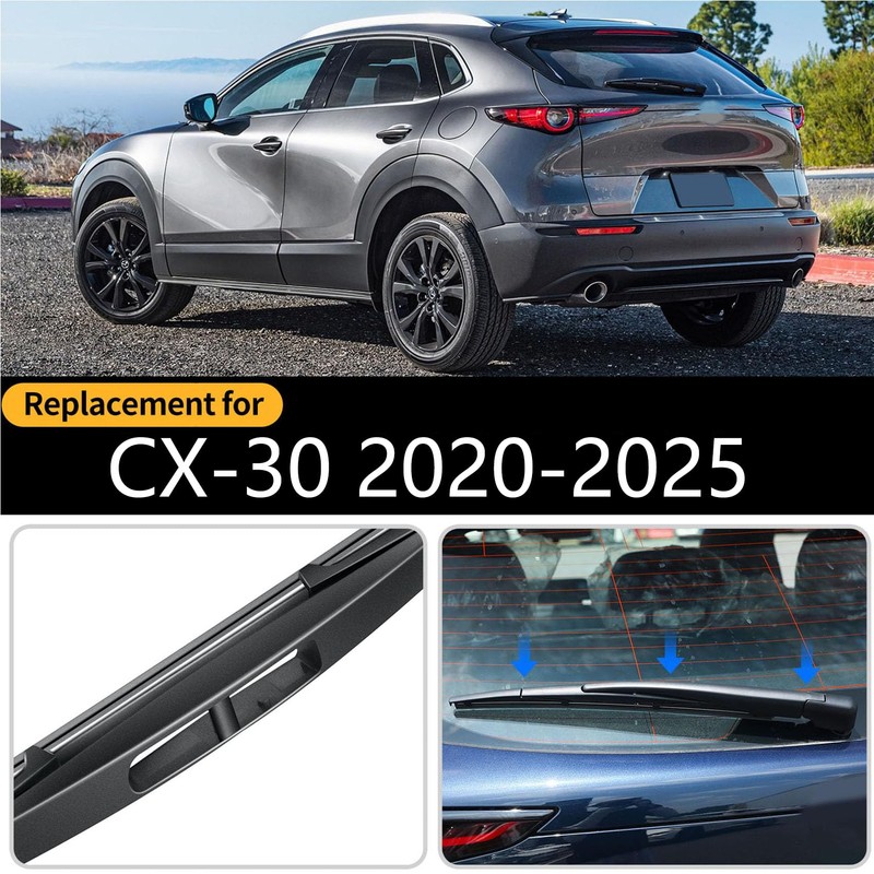 GARDIMU Rear Wiper Blade Assembly, Back Windshield Wiper Blades Arm