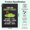 I was One Under Today Funny Printed Golf Towel Gifts