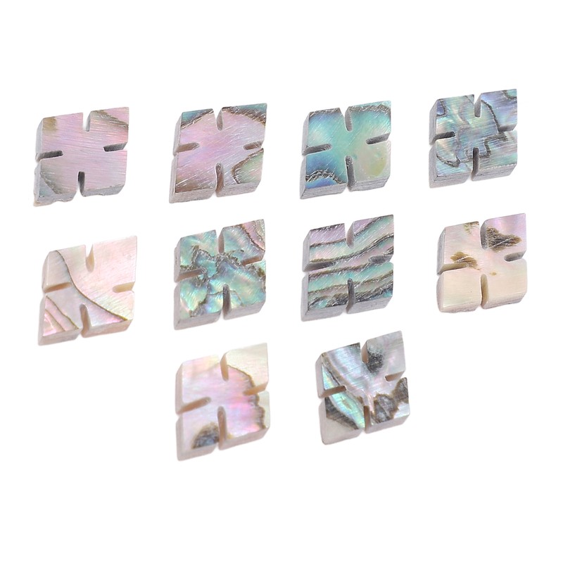 10 Pcs Guitar Fingerboard Inlay Abalone Shell Exquisite Beautiful Fretboard