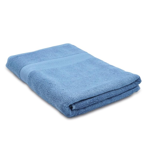 100% Antibacterial Bamboo Fiber Towel, Luxury Bamboo Fabric, Antibacterial, Odor Resistant, Absorbent, Quick Drying, Organic Material, Pile Weave Gift, Blue, Hand Towel 12.6 x 12.6 inches (32 x 32 cm)