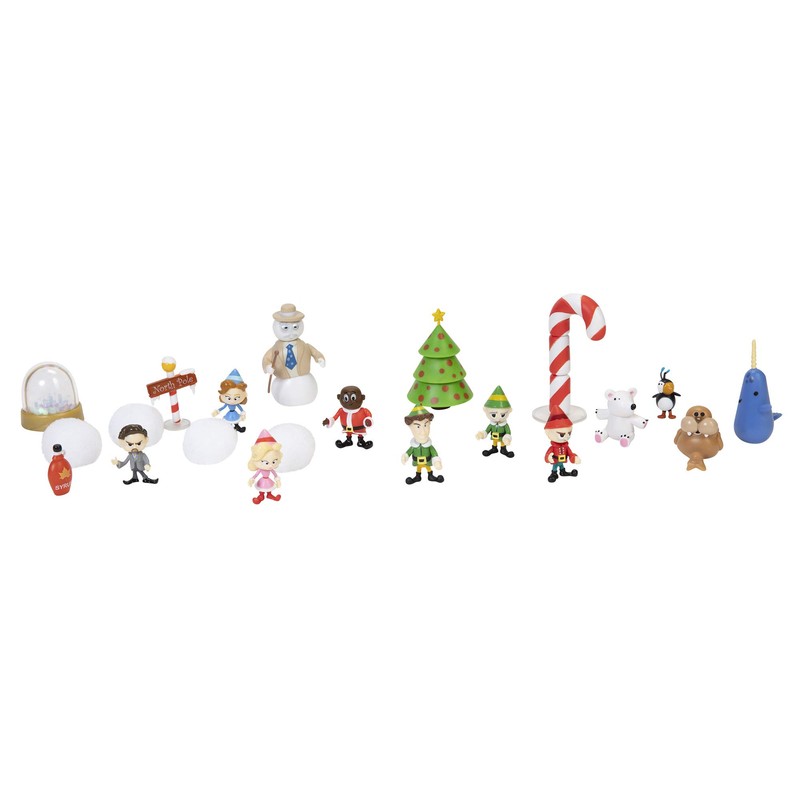 Jakks Holiday Elf Advent Calendar, Enjoy 24 Days of Fun