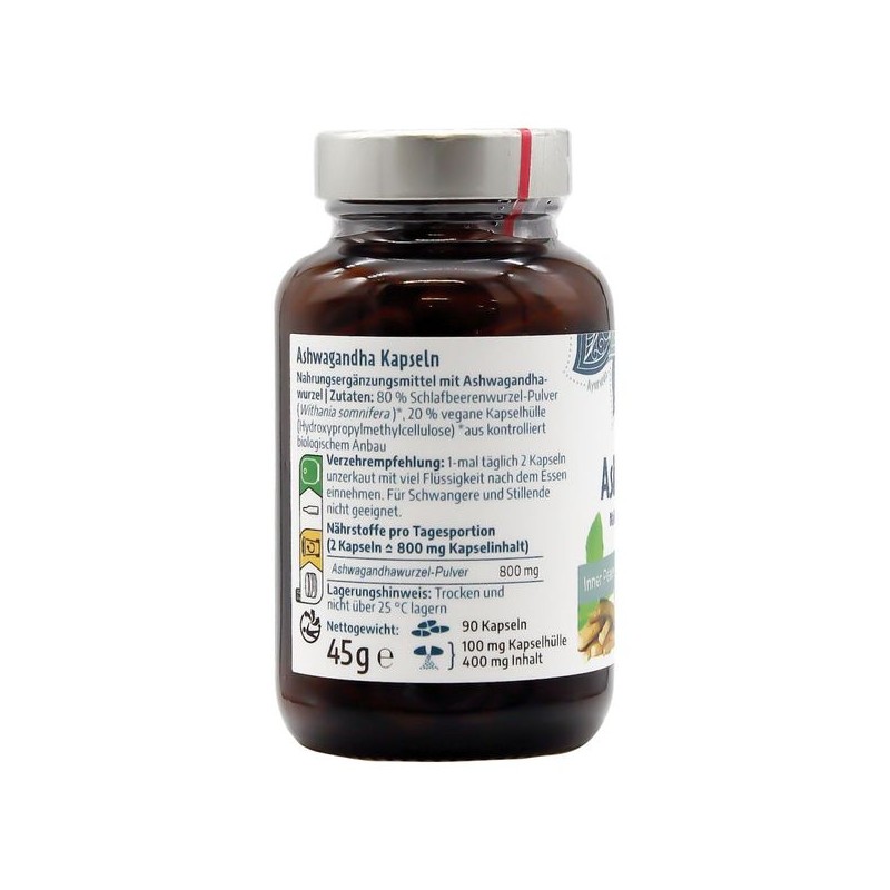 고빈다 Govinda 아슈와간다 90캡슐 45g Govinda Ashwagandha 90 Capsules 45g