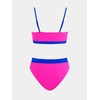 CUPSHE Women's Bikini Set Two Piece Swimsuits High Waisted Scoop
