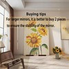 DSMKJT Solid Wood Large Floor Mirror Stand for Full Length