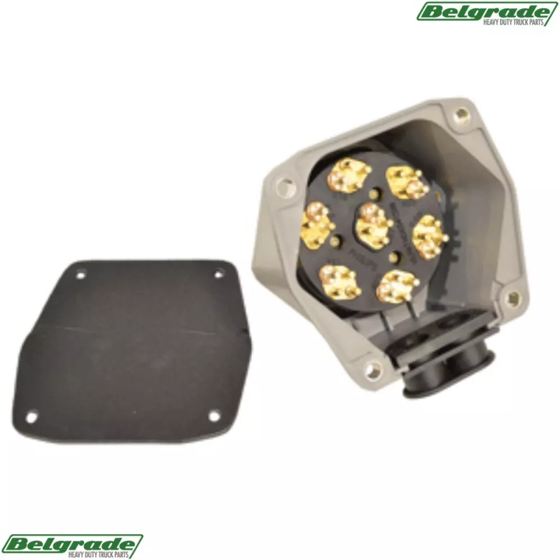 Phillips 16-77029-28 Socket/Nosebox 28 Solid Pins STA-DRY w/o Circuit Breakers
