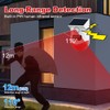 Solar Sound & Strobe Light Alarm with Motion Detector and