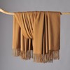 CUDDLE DREAMS Premium Cashmere Throw Blanket with Fringe, Luxuriously Soft