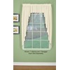 Today's Curtain, Orleans Scallop Curtain, Ecru Valance, 60" W x