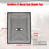 Goldfire Top Sunshade Mesh for Jeep Gladiator JT 2018-2023 4-Door