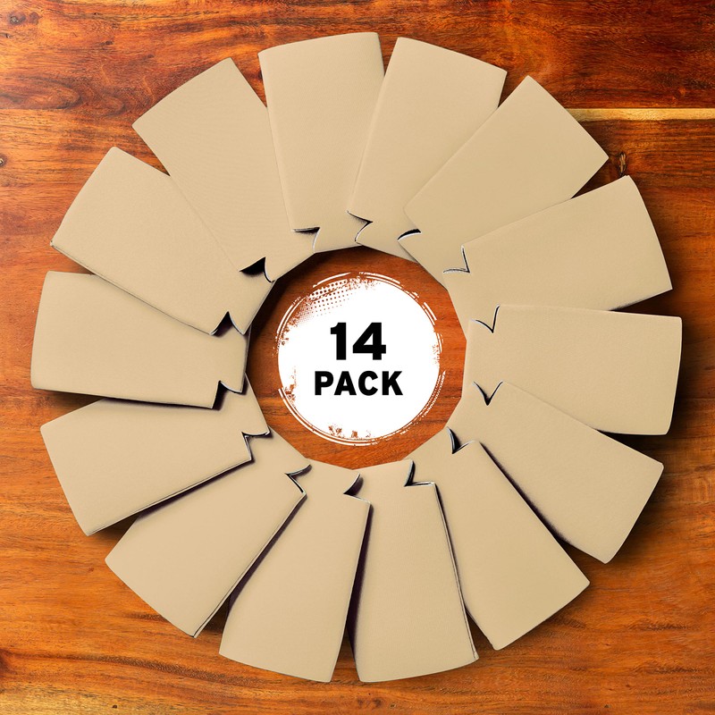 White Claw Slim Can Cooler Sleeves (14-Pack) - Soft Insulated