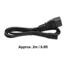 IEC320 C14 to C7 Cord Male to Female Power Adapter