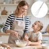 Qwrqwr Whisk Small Stainless Steel Manual Foam Beater Dishwasher Safe