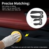 X AUTOHAUX Leather Car Door Anti Kick Pad Sticker for