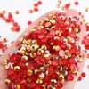 Niziky 5000PCS 4mm Resin Flatback Rhinestones, Transparent Flatback Rhinestones Crystal