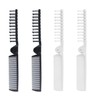 4 Pcs travel brush,mini hair brush,Double Headed folding travel hair