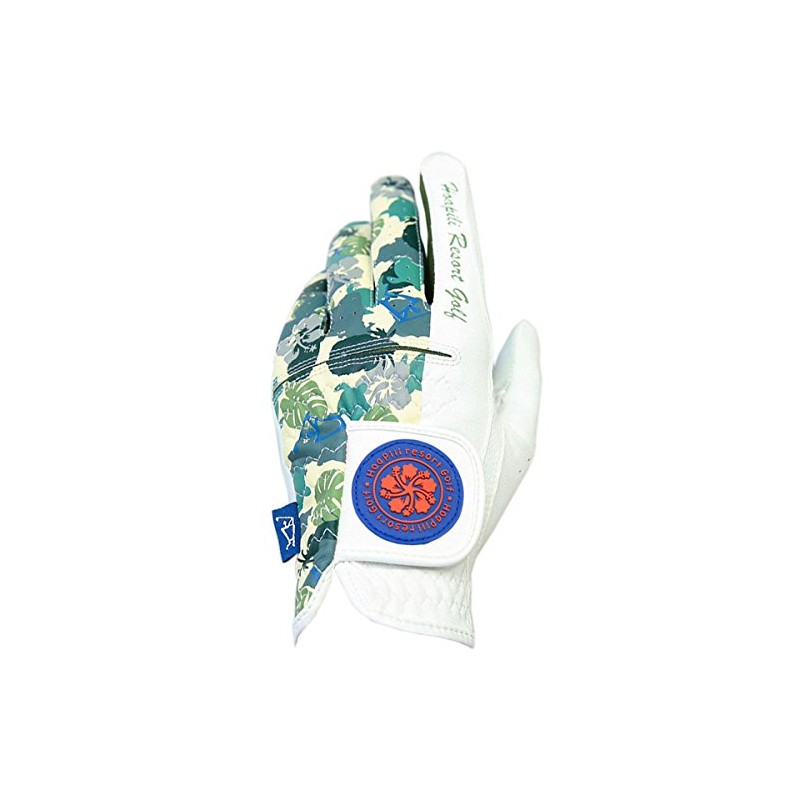 Hoapili HP-027 Men's Golf Gloves (Synthetic Leather) Khaki Left Hand