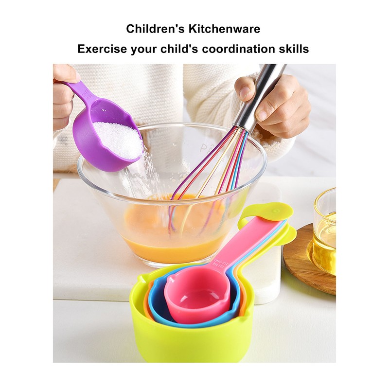 19PCS Kids Baking Set Silicone Nonstick Safe Spatula Brush Whisk