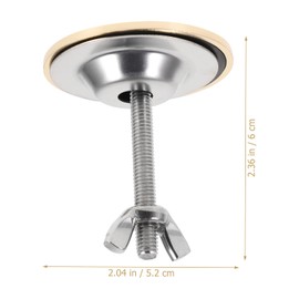 Uonlytech Tapa del Orificio De Grifo Dorado Cubierta Decorativa para Fregadero Tapón De Agujero De Lavabo Instalación Fácil Y Rápida Material Premium Y Resistente