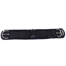 Thor Equine Western Breathable Soft Neoprene Saddle Girth with Stainless Steel Buckles Black 28 Inch