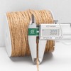 jijAcraft 3MM Jute Twine String,100M Durable Jute Twine Rope Cord