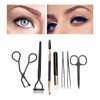 7pcs Eyelash Eyebrow Makeup Grooming Tool Eyebrow Brush Eyelash Curler