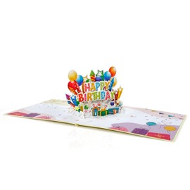 Cutpopup Text Birthday Card, Birthday Card, Wife, Mother's Day, Birthday Card Children (Text BD24 DE) US8-BD139DE