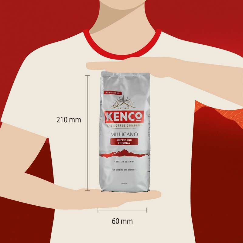 Kenco Millicano Americano Instant Coffee Vending Bag - 1 x