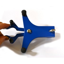 Burette/Tube Clamp, Single - High Strength Alloy - Spring Loaded Jaws - 7/8" Width Capacity, Holds Burettes up to 100mL - Fits Max 16mm Dia. Rods - Eisco Labs