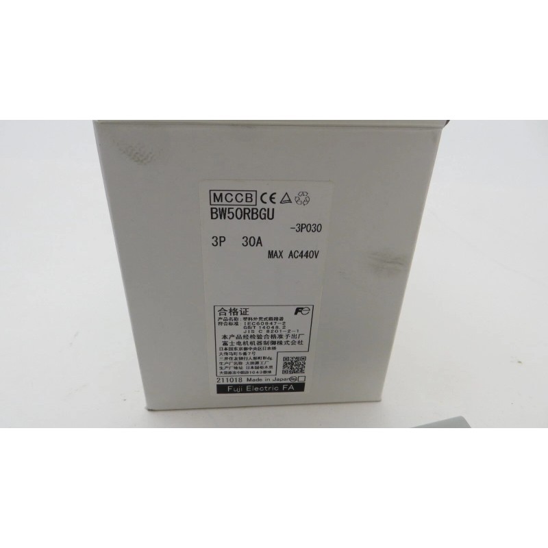 Fuji Electric BW50RBGU-3P030 Circuit Breaker, 30A