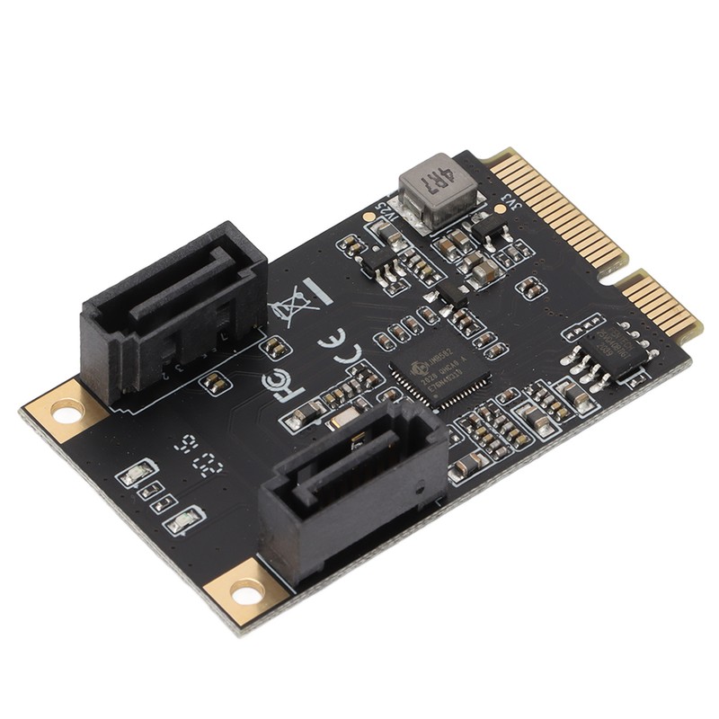 Mini PCi E to 2 Port SATA Expansion Card 6Gbps