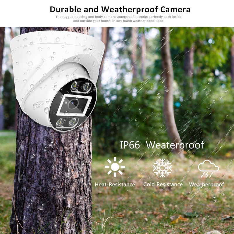 MWRCTV 4MP 2560 * 1440 POE 3.6mm Lens IP Security