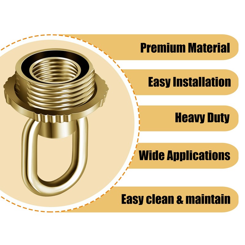 Light Fixture Cross Bar Kit Screw Collar Loop Kit Canopy