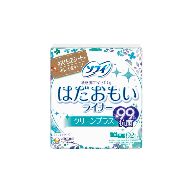 Sofy Hadamoi Liner Clean Plus, Pack of 62 x 4