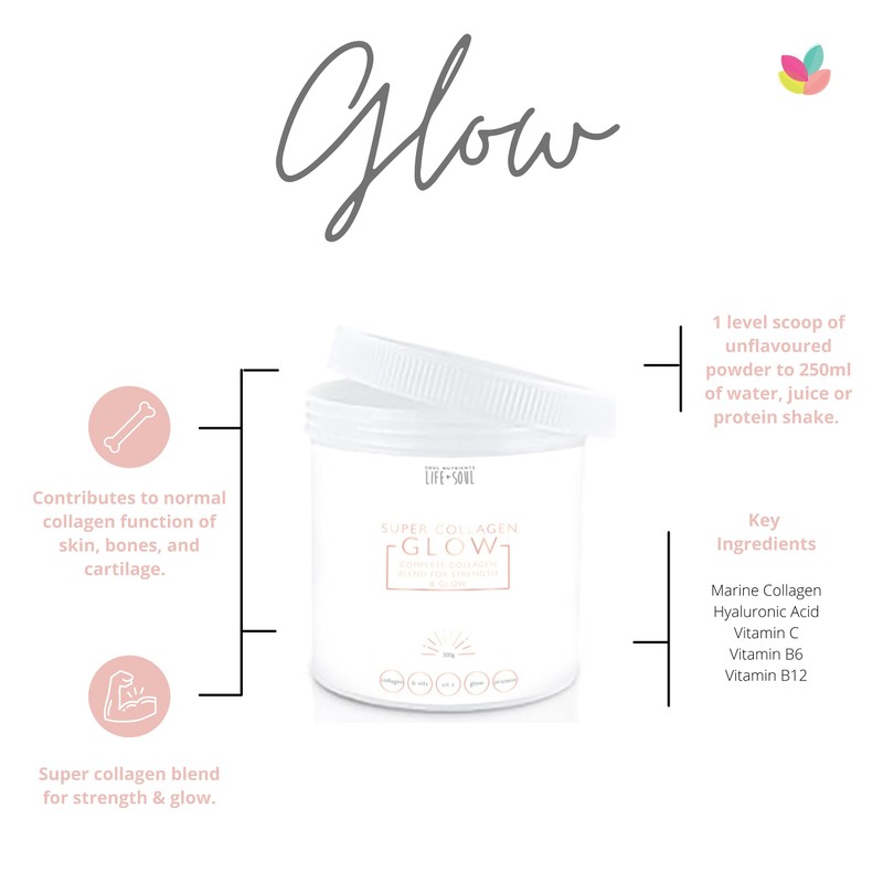 Super Glow Collagen Blend- Marine Collagen Powder- Hydrolysed Marine Collagen