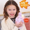Curlimals BO Rainbow Rabbit, Interactive Pet, Multicoloured, with Movement and