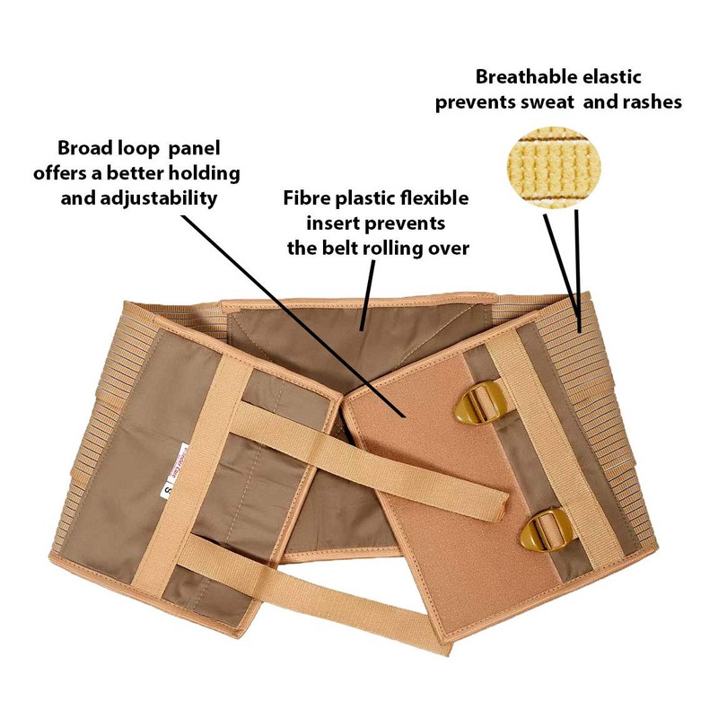 Wonder Care Belly Support Belt (Semi Elastic), , ,