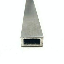 6063 Aluminum Rectangular Tube 1/2" X 1" X .125" Wall 24" Piece
