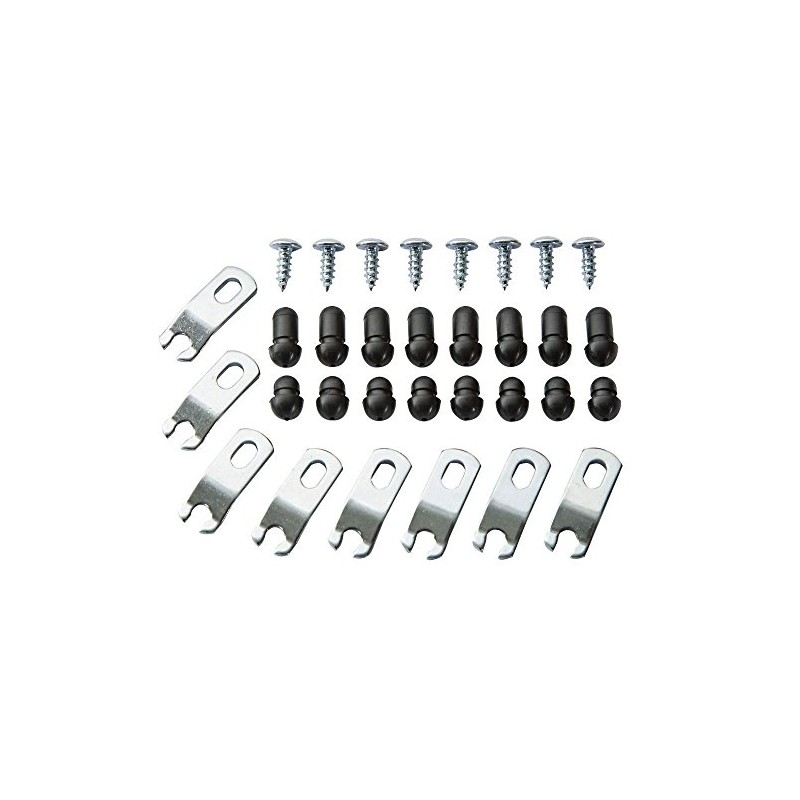 Glass Retainer Clips, Zinc