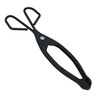 Straight Log Tongs Metal Fireplace Firepit Wood Coal Scissor Grabber