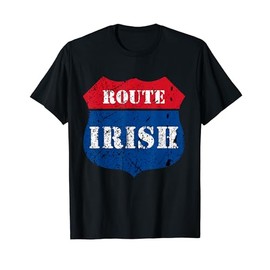 Patriotic Military + Veteran Freedom Tees Route Irish | Iraq War Veteran Military T-Shirt