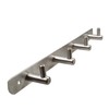 Stahlia Julia Coat Hook Rack Brushed Stainless Steel Coat Rack