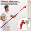 Multi-Angle Paint Brush Extender with Paint Brush, Extension Pole Attachments